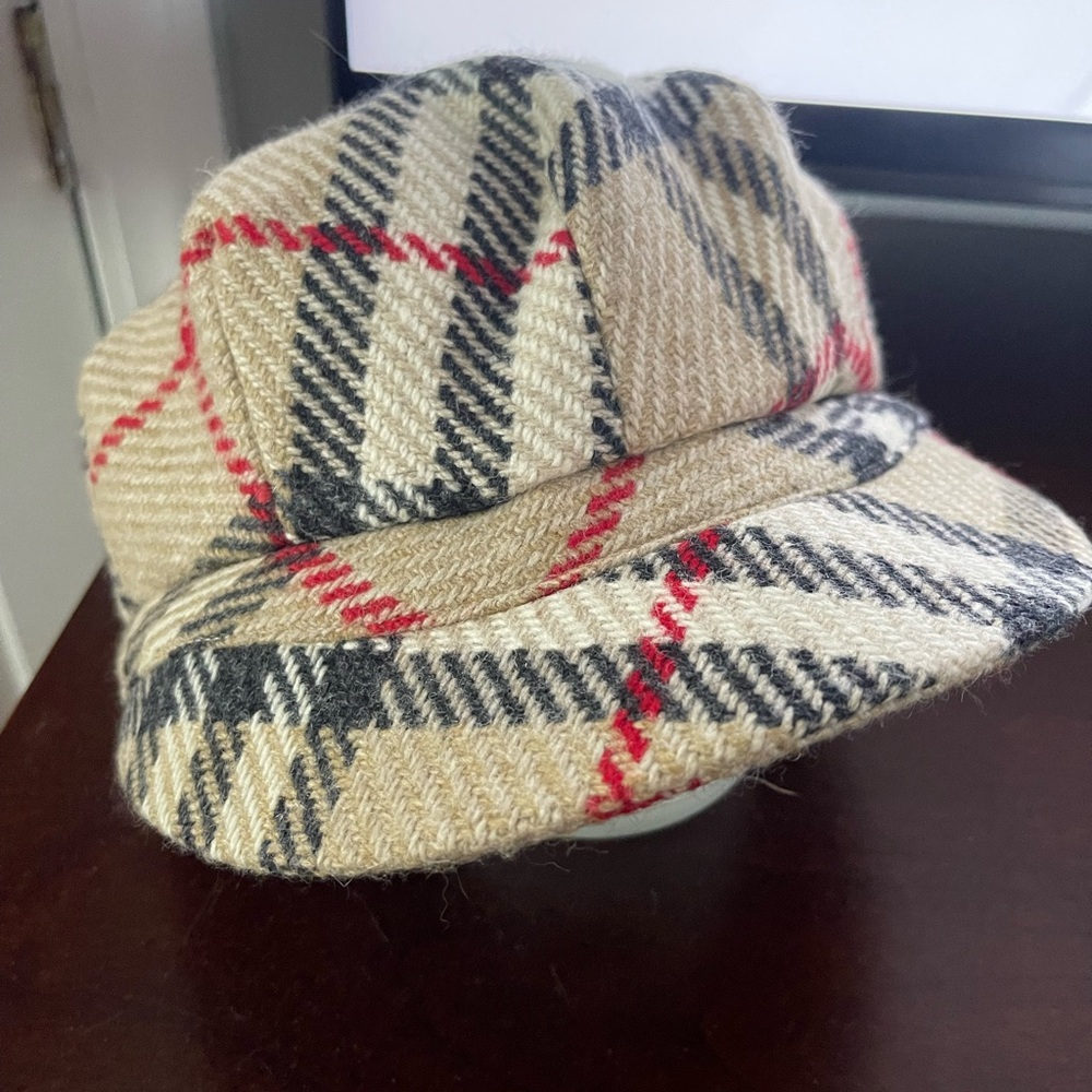 Burberry Newsboy hat in classic plaid - size M - Picture 2 of 8